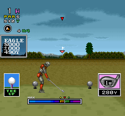 Mecarobot Golf (USA) In game screenshot